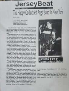 Screen shot of the Jersey Beat article